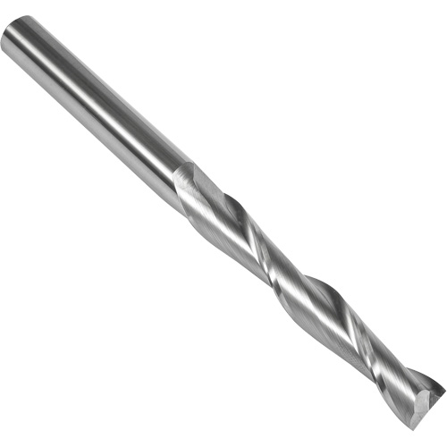 S111 30° Extra Long Square End Mill, 1/2" Dia., 6" L, 2 Flutes, 1/2" Shank, Carbide