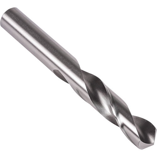 Stub Length Drill Bit, 7/64", High Speed Steel, 13/16" Flute, 118° Point