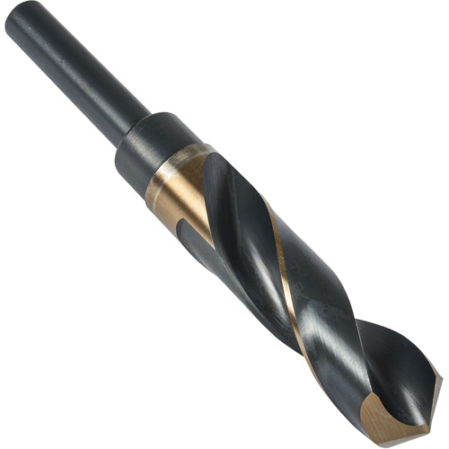 1/2" Reduced Shank Drill Bit, 17/32", High Speed Cobalt, 3" Flute, 118° Point