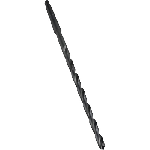 Extra Long Morse Taper Shank Drill Bit, 11/16", High Speed Steel, 245 mm Flute, 118° Point