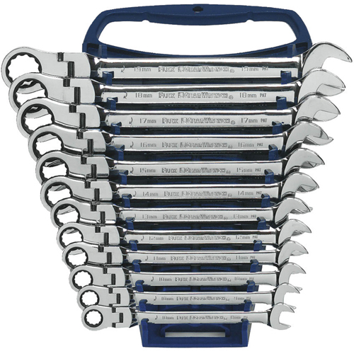 Wrench Set, Combination, 12 Pieces, Metric