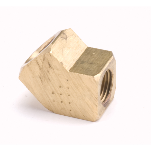Pipe Elbows 45° Extruded, Brass, 1/4"