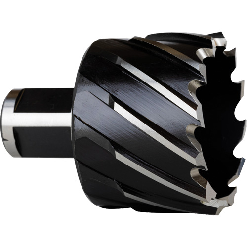 Annular Cutter, 1-15/16" Diameter, High Speed Steel, 1" Depth of Cut, 3/4" Shank