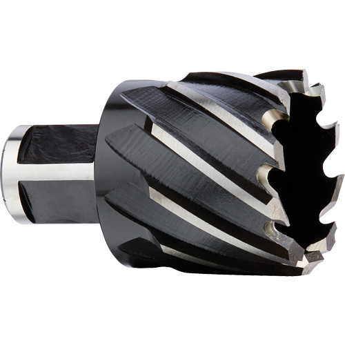 Annular Cutter, 1-1/2" Diameter, High Speed Steel, 1" Depth of Cut, 3/4" Shank