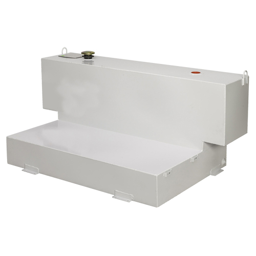 Steel Fuel Transfer Tank, Steel, 100 Gal. Capacity, White