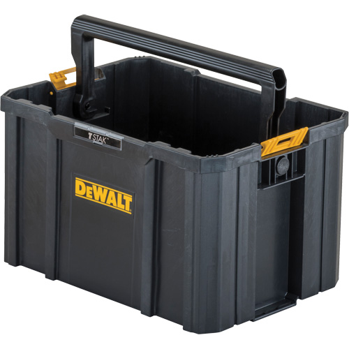 TSTAK Open Tote, 17-1/4" x 12-1/2" x 10-3/4", Black