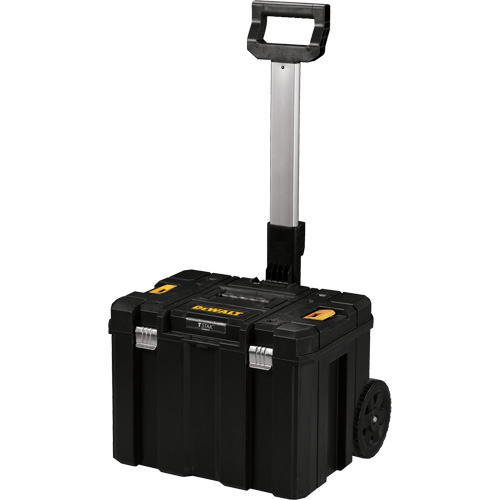 TSTAK Mobile Storage Deep Box, 20-1/8" x 17" x 39", Black