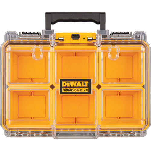 ToughSystem 2.0 Deep Compact Organizer, 14-1/2" x 10-1/2" x 5-1/5", Yellow