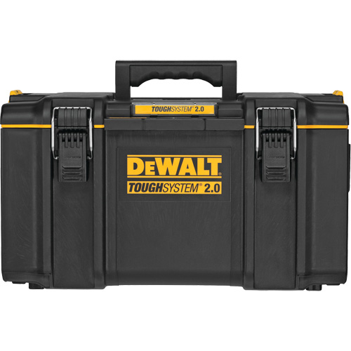 ToughSystem 2.0 Large Toolbox, 21-3/4" x 14-3/4" x 12-3/8", Black