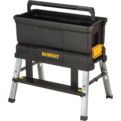 Storage Step Stool, 11-3/5" W x 25-1/5" D x 11-1/3" H, Black