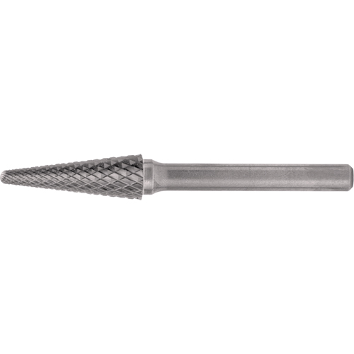 Solid Carbide Burrs - Taper Shape Radius End 14°