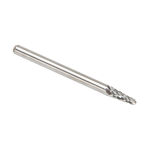 Solid Carbide Burrs - Taper Shape Radius End 14°