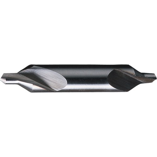 Bright Finish Combined Drill & Countersink, #0, High Speed Steel
