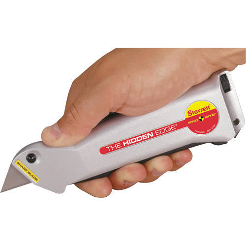 Hidden Edge Knife, 19 mm, Steel, Aluminum Handle