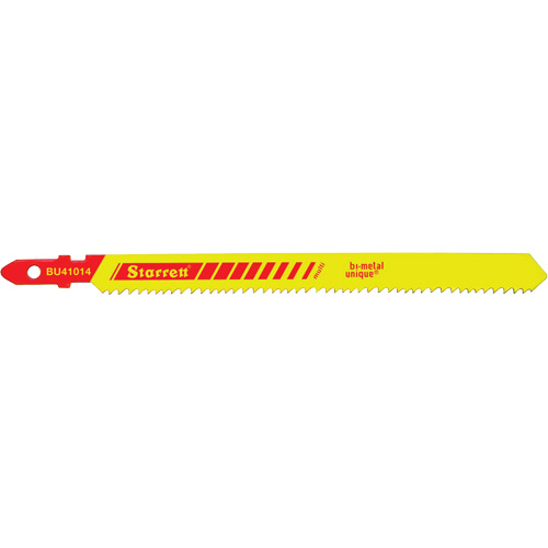 Unified Shank Jig Saw Blades, Bi-Metal, 4" L, 10-14 TPI
