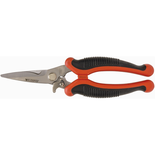 Easy Snip Utility Shear, 4" Cut Length, Straight Handle