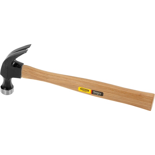 Hammer, 16 oz., Wood Handle, 5-6/25" L - Carpenter Claw Hammer - TL263