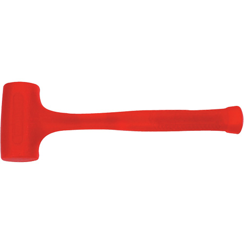 Compo-Cast® Soft-Face Hammer, 21 oz. Head Weight, Plain Face, Tubular Steel Handle, 4-1/2" L