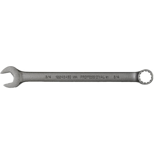 Combination Wrench, 12 Point, 3/4", Black Oxide Finish