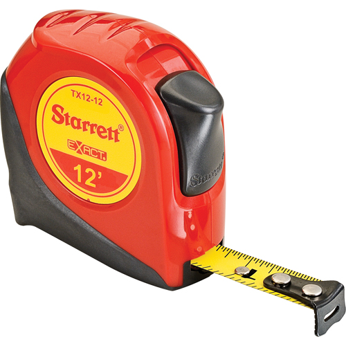 Measuring Tape, 1/2" x 12', 1/16" Graduations