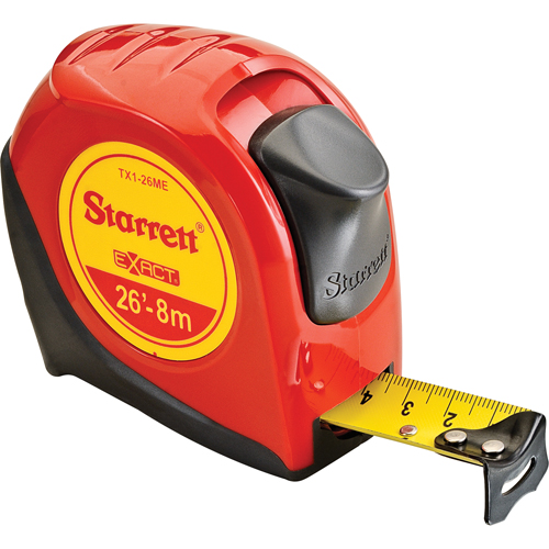 Control Series Measuring Tape, 1" x 26', 1/16" Graduations