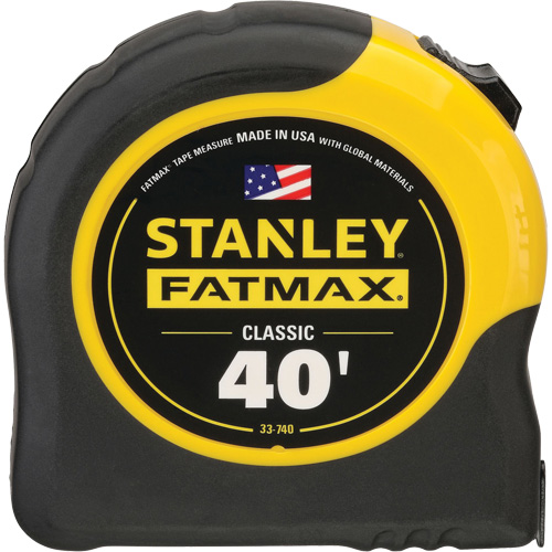 FatMax Tape Measure with BladeArmour Coating, 1-1/4" x 40', Imperial Graduations