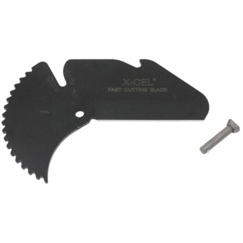 Large Diameter Ratcheting Plastic Pipe and Tubing Cutter, 2-3/8" Capacity