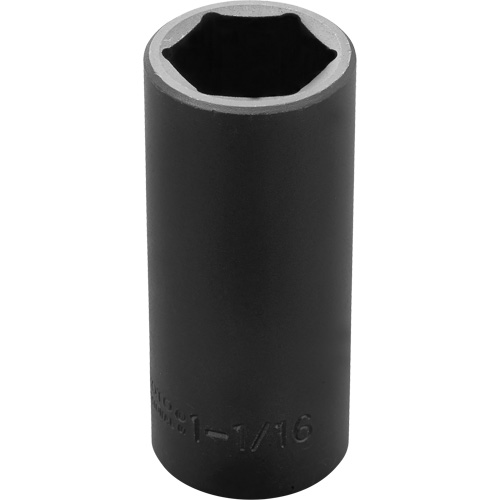 Deep Impact Socket, 1-1/16", 1/2" Drive, 6 Points