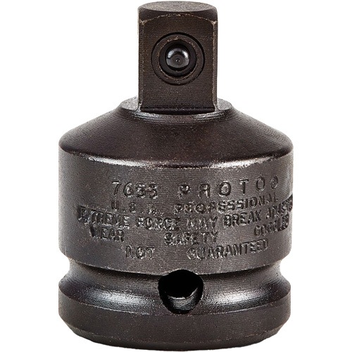 Impact Adapter Socket, 3/4" Drive, 1/2" Socket, 2.0625" L