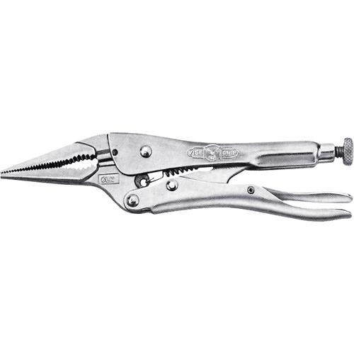 Vise-Grip® Pliers with Wire Cutter, 4" Length, Long Nose