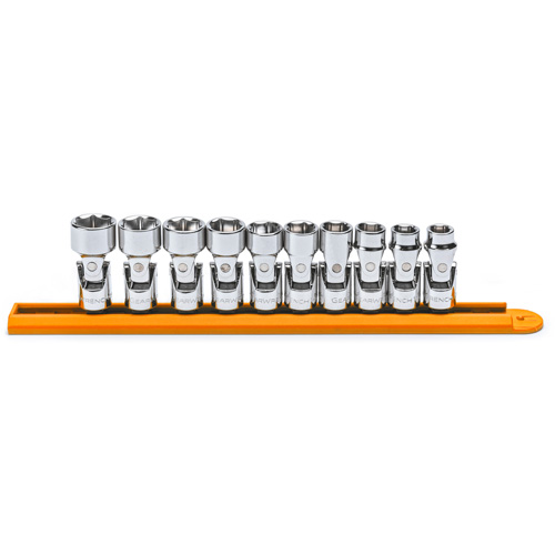 6-Point Flex Metric Socket Set, 10 Pcs, 3/8" Drive Size
