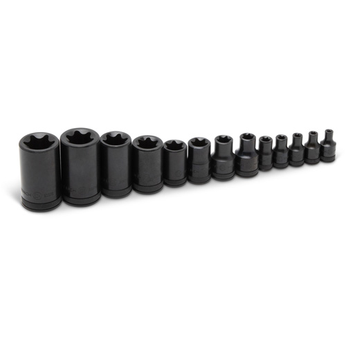 External Torx Socket Set, 1/2"/1/4"/3/8" Drive
