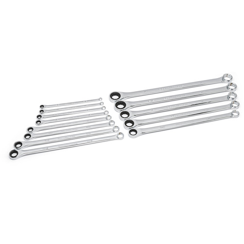 72-Tooth 12 Point XL GearBox™ Double Box SAE Wrench Set, Ratcheting Box, 13 Pieces, Imperial