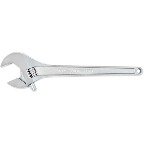 Adjustable Tapered Handle Wrench - Carded, 18" L, 2-1/16"/53 mm Max Width, Chrome/Polished