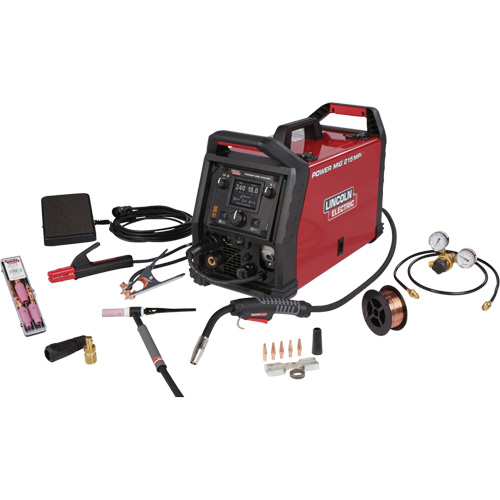 POWER MIG 215 MPi™ Multi-Process Welder TIG One-Pak, 120 V/230 V, 1 Ph, 60 Hz