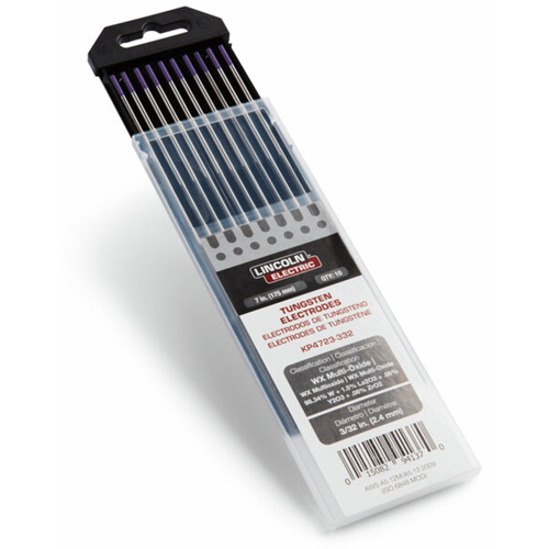 WX Multi-Oxide Premium Tungsten Electrode, 3/32" Dia. x 7" L