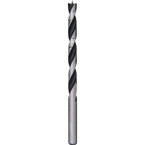 Brad Point Wood Bit, 1/4", 4" Length, 1/4" Shank