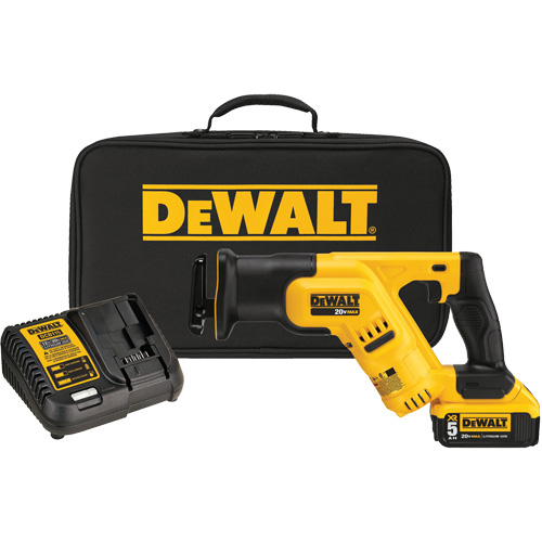 Max Compact Reciprocating Saw Kit, 20 V, Lithium-Ion Battery, 0-2900 SPM
