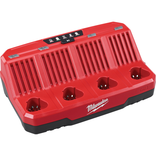 M12™ Four Bay Sequential Charger, 12 V, Lithium-Ion - - TYO326