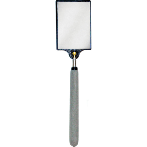 Inspection Mirror, Rectangular, 3-1/2" L x 2-1/2" W, Telescopic
