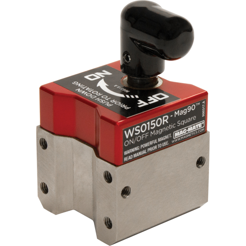 Mag90™ On/Off Magnetic Squares, 1-1/2" L x 1-1/2" W x 2-3/4" H, 150 lbs.