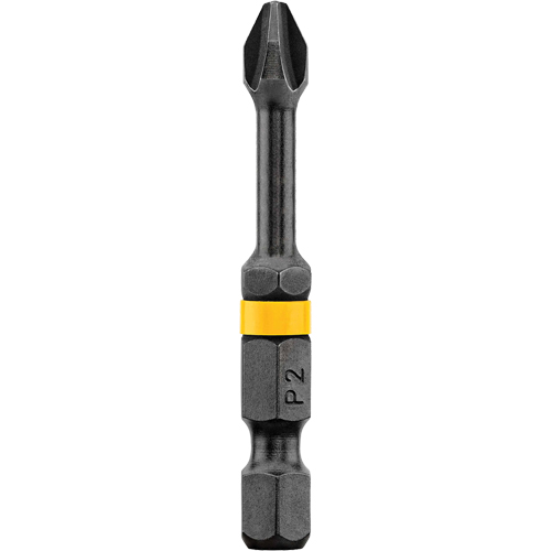 Dewalt™ 2" Phillips #2 Impact Ready Bit, Phillips, #2 Tip, 1/4" Drive Size, 2" Length