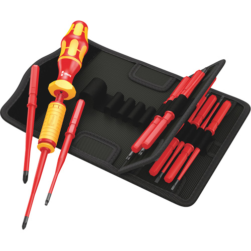 KK VDE with Adjustable Torque Screwdriver Set, 15 Pcs
