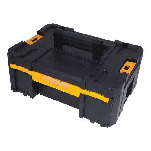 TSTAK III Tool Box with Single Deep Drawer, 16-3/4" x 12-1/4" x 6-7/8", Black