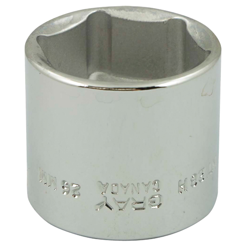 Socket, 18 mm, 3/8" Drive, 6 Points