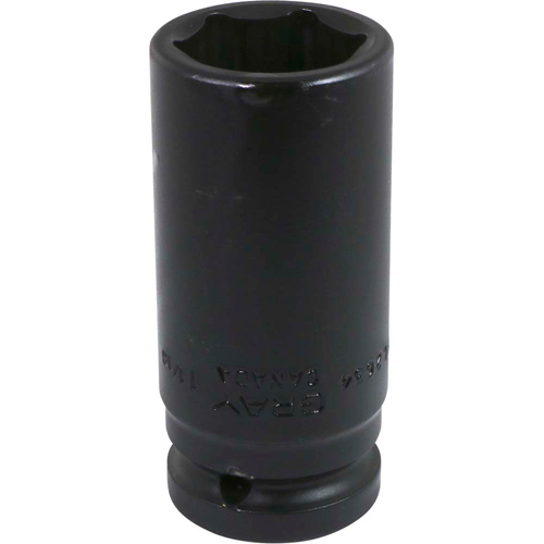 Impact Socket, 1-3/16", 3/4" Drive, 6 Points