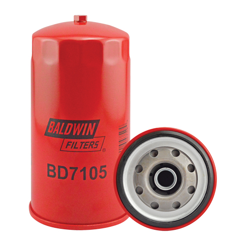Spin-On Dual-Flow Lube Filter with Drain