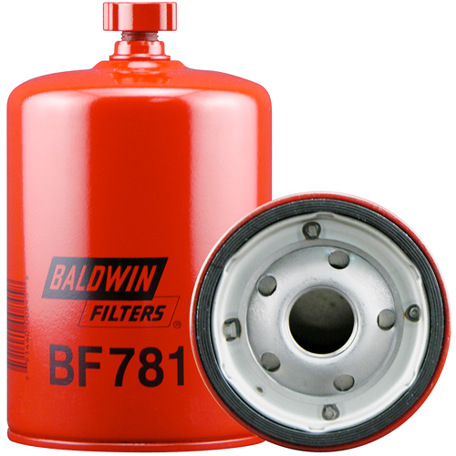 Primary Spin-On Fuel Filter with Drain