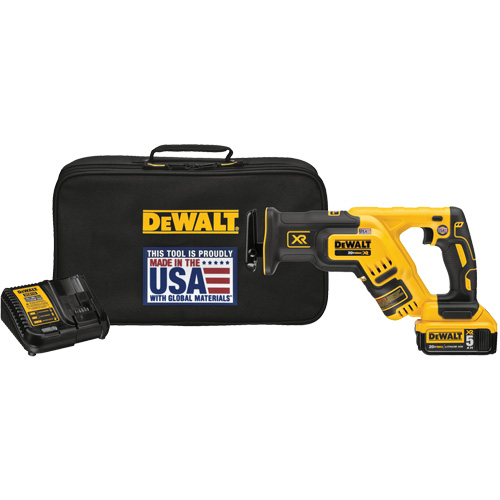 Max XR Compact Brushless Reciprocating Saw Kit, 20 V, Lithium-Ion Battery, 0-2900 SPM