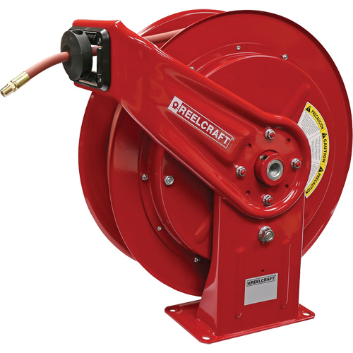 HD70000 Mobile Base Air/Water Hose Reels, 3/8" x 75', 300 psi